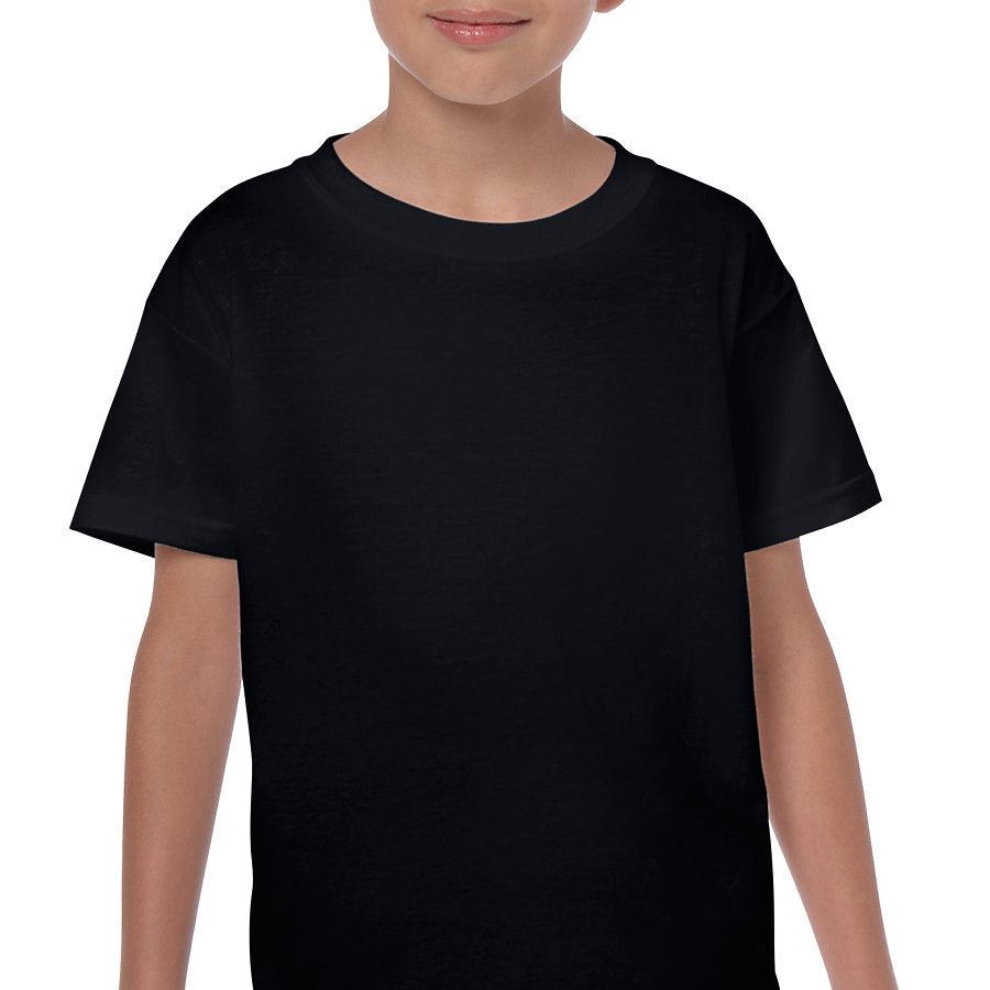 Gildan Black Heavy Cotton Youth T-Shirts