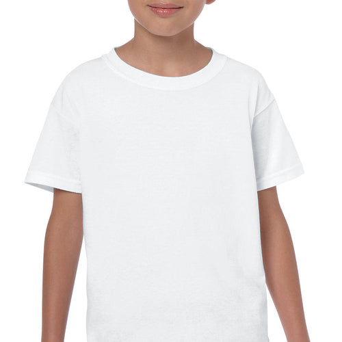 Gildan White Heavy Cotton Youth T-Shirts