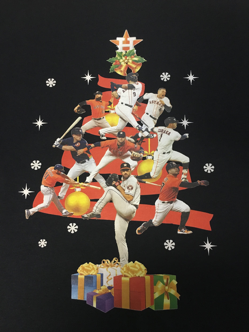Astros Christmas Tree T-Shirt