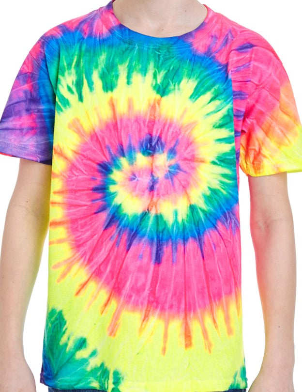 Tie-Dye NEON RAINBOW Youth T-Shirt