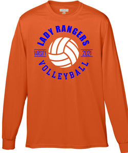 2021 Varsity Lady Rangers Volleyball - Safety Orange