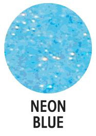 Neon Blue Glitter HTV