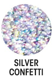 Silver Confetti Glitter HTV