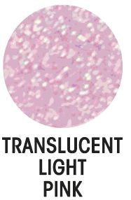 Translucent Light Pink Glitter HTV